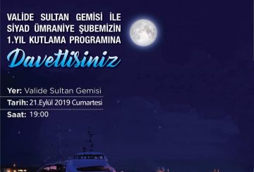 Valide Sultan Gemisi Davet